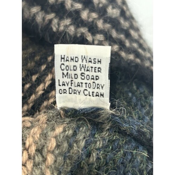 Peruvian Connection Multicolor 100% Alpaca Crewneck Long Sleeve Sweater Size XL - Picture 6 of 6